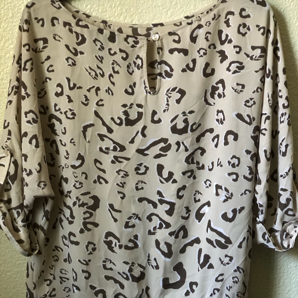 Cheetah print top